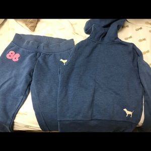 Pink xsmall pant & small sweat shirt